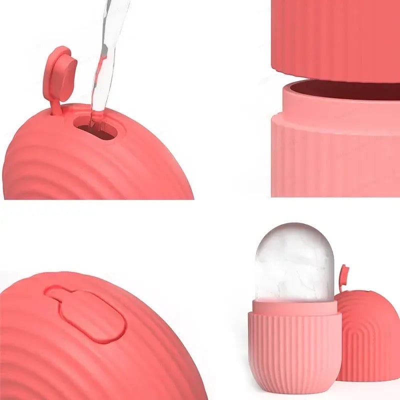 Silicone Capsule Ice Massager, Face Beauty Lifting Tool, Contouring Acne Eye Skin Educe Massager Roller, Silicone Freezing Beauty Swelling Face Massager Moisturizing Washable Oven Icing Mould Silicone Capsule Ice Massager, Face Beauty Lifting Tool, Contouring Acne Eye Skin Educe Massager Roller, Silicone Freezing Beauty Swelling Face Massager Moisturizing Washable Oven Icing Mould